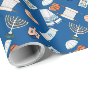 Hanukkah Fun Wrapping Paper