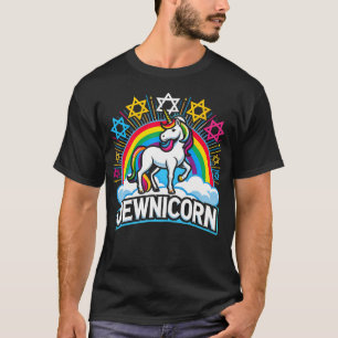 Hanukkah Funny Jewnicorn Jewish Unicorn T-Shirt