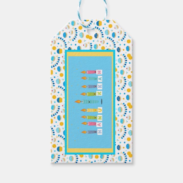 Hanukkah Gift Tags (Front)