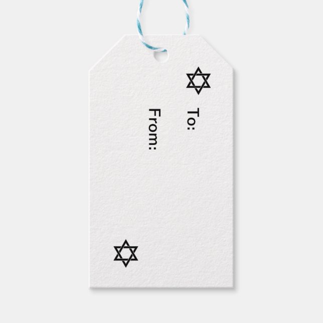 Hanukkah Gift Tags  (Front)