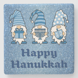 Hanukkah Gnomes Trio Coaster