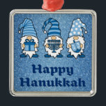 Hanukkah Gnomes Trio Ornament<br><div class="desc">hanukkah gnomes trio ornament</div>