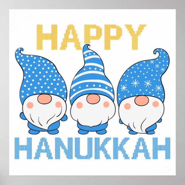 Hanukkah Gnomes Trio Poster (Front)
