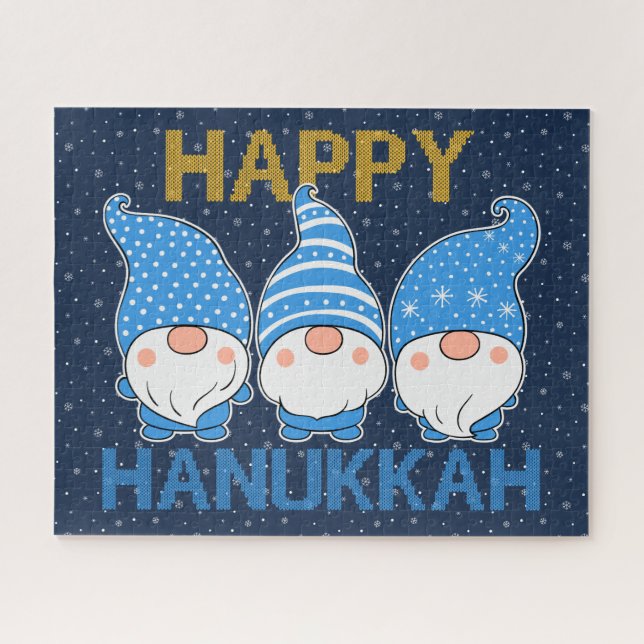 Hanukkah Gnomes Trio Puzzle (Horizontal)