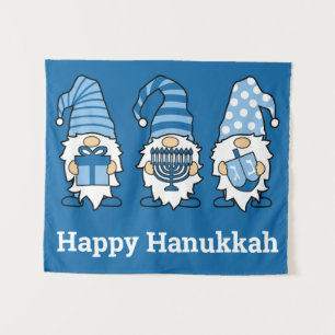 Hanukkah Gnomes Trio Tapestry