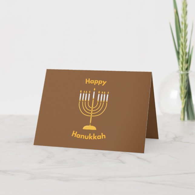 Hanukkah Greeting Card (Front)