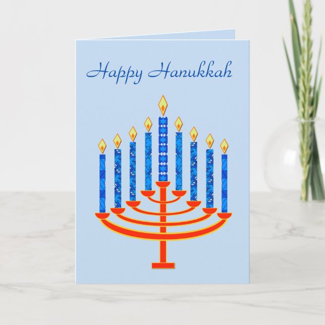 Hanukkah Greeting Card (Front)