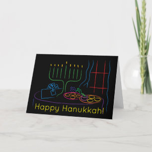 Hanukkah Greeting Card Personalise with envelope