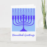 Hanukkah Greetings Holiday Card<br><div class="desc">Menorah Candles</div>