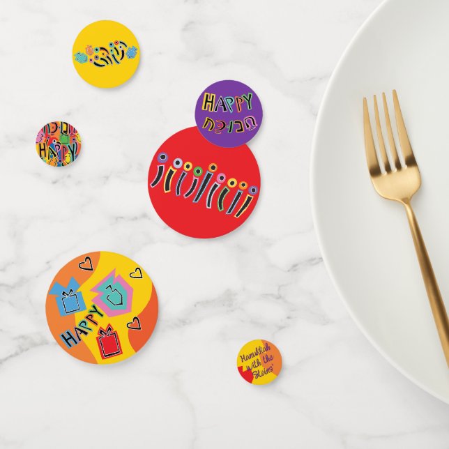 Hanukkah Happy Table Confetti (Group)