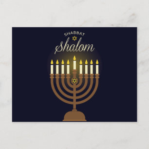 Hanukkah  holiday postcard