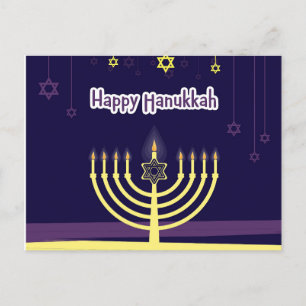 Hanukkah Holiday Postcard