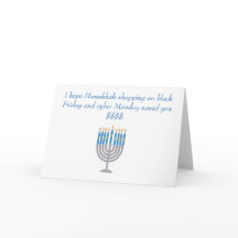 Hanukkah humour greeting card