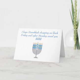 Hanukkah humour greeting card