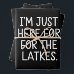 Hanukkah I'm Just Here For The Latkes Jewish<br><div class="desc">Hanukkah I'm Just Here For The Latkes Jewish Holiday</div>