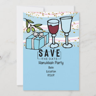 Hanukkah  invitation