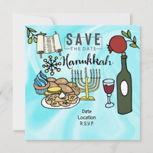 Hanukkah  invitation