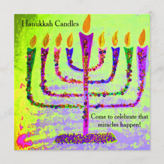 Hanukkah invitations