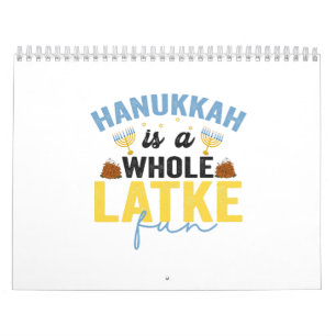 Hanukkah Is a Whole Latke Fun Funny Jewish Chanuka Calendar