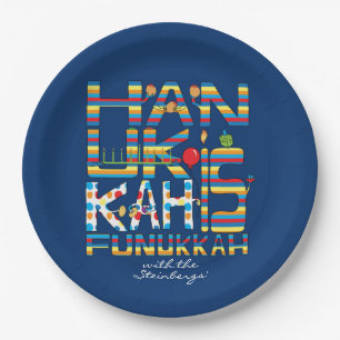 Hanukkah is Funukkah Happy Paper Plate