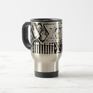 Hanukkah Jewish Menorah Hebrew Travel Mug