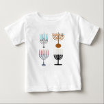 Hanukkah Judaism Jew Religion Baby T-Shirt<br><div class="desc">Hanukkah is a Jewish festival held every year,  which celebrates the victory of light over darkness and the struggle of the Jews against their oppressors. Usually the party lasts about eight days.</div>