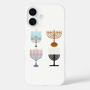 Hanukkah Judaism Jew Religion iPhone 16 Case