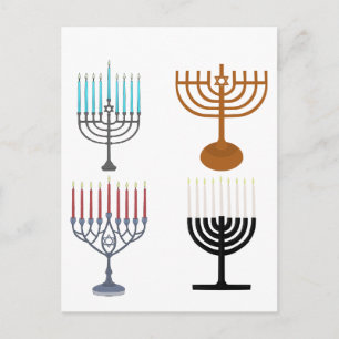 Hanukkah Judaism Jew Religion Holiday Postcard