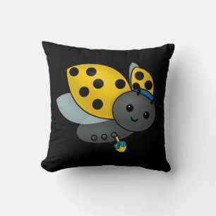 Hanukkah Ladybug Cushion
