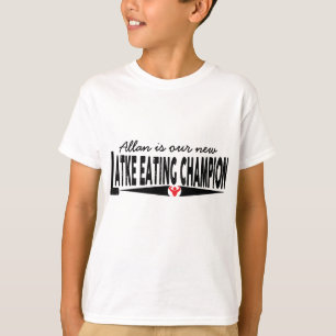 Hanukkah "Latke Eating Champion" Kid's T-Shirt