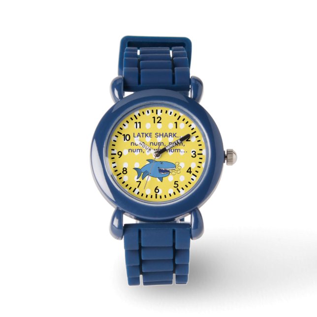 Hanukkah Latke Shark Watch Personalize (Front)