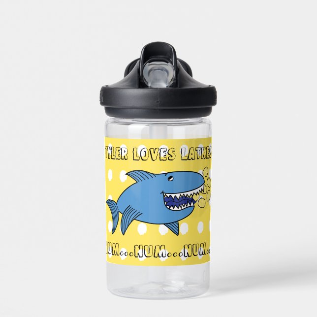 Hanukkah Latkes are Num Water Bottle (Front)