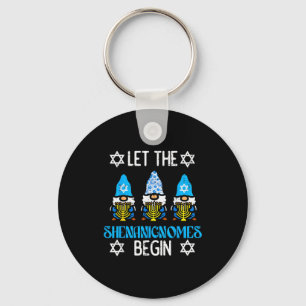 Hanukkah Let Shenanignome Begin Chanukah Gnome Men Key Ring