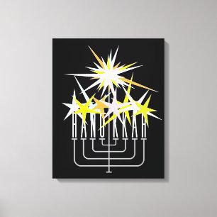 Hanukkah Lights Canvas Print