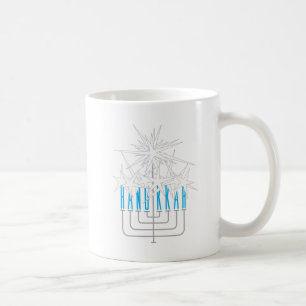 HANUKKAH LIGHTS COFFEE MUG