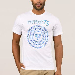 Hanukkah Lights Festival Anniversary 75th T-Shirt