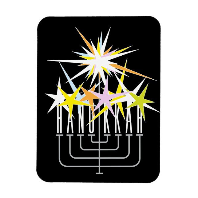 Hanukkah Lights Magnet (Vertical)