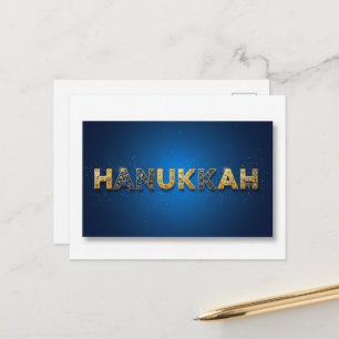 Hanukkah Lights Postcard