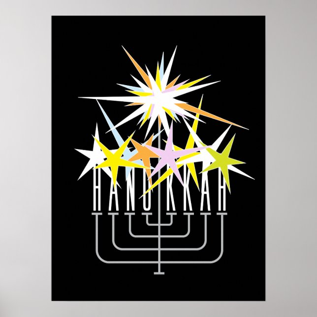 Hanukkah Lights Poster (Front)