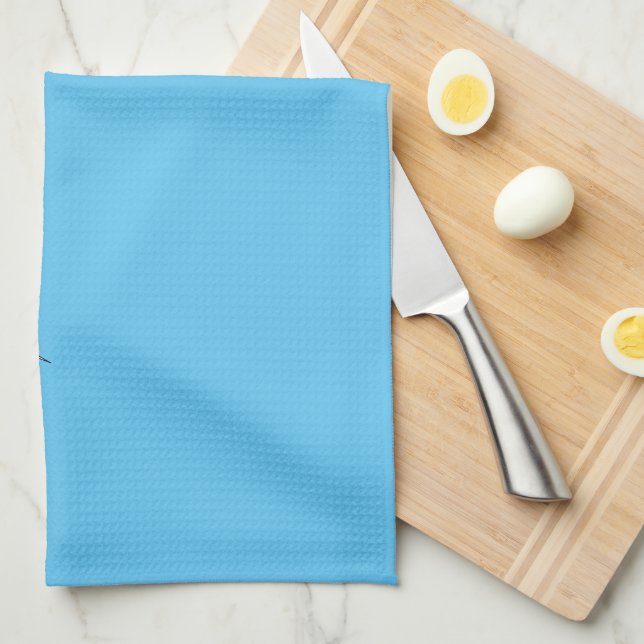 Hanukkah Lights Tea Towel (Quarter Fold)