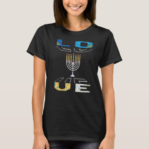 Hanukkah Love Decoration Jewish Holiday Festival O T-Shirt