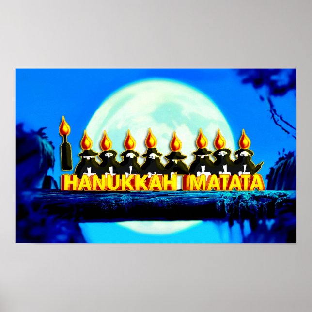 Hanukkah Matata Poster (Front)