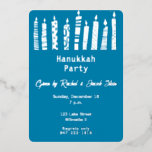 Hanukkah menorah<br><div class="desc">.Celebrate eight days and eight nights of the Festival of Lights with Hanukkah cards and gifts. The festival of lights is here. Light the menorah, play with the dreidel and feast on latkes and sufganiyots. Celebrate the spirit of Hanukkah with friends, family and loved ones by wishing them Happy Hanukkah....</div>