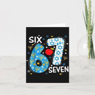 Hanukkah Menorah Dreidel 67 Festive Chanukah Six S Card