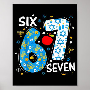 Hanukkah Menorah Dreidel 67 Festive Chanukah Six S Poster