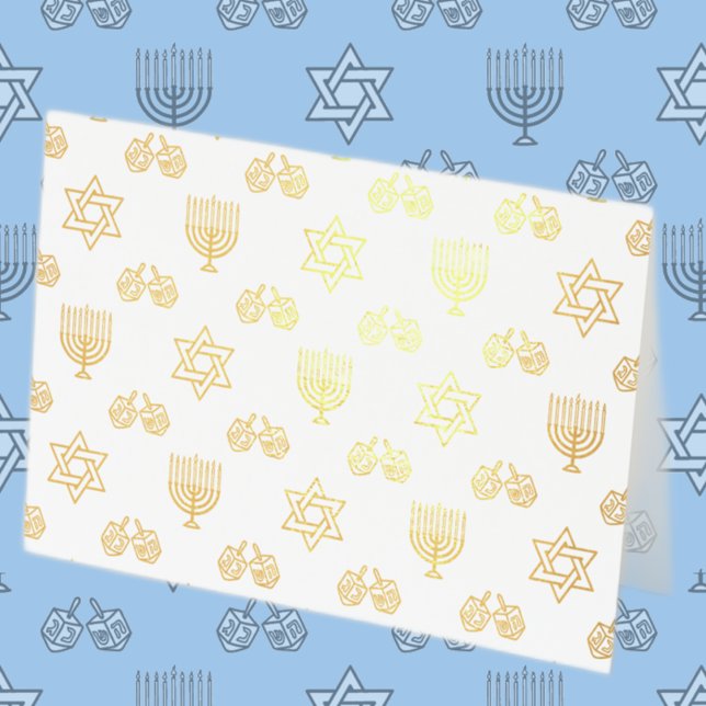 Hanukkah Menorah  Foil Card (Creator Uploaded)