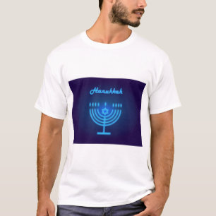 Hanukkah Menorah lights Festival decoration T-Shirt