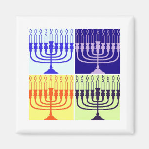 Hanukkah Menorah Magnet