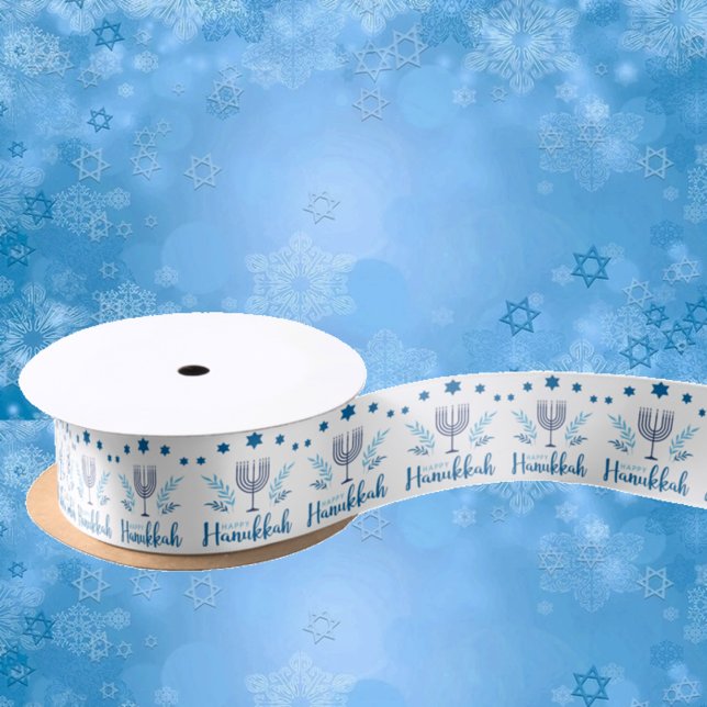 Hanukkah menorah Ribbon Satin Ribbon (Creator Uploaded)