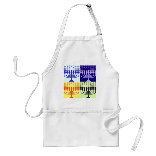 Hanukkah Menorah Standard Apron (Front)